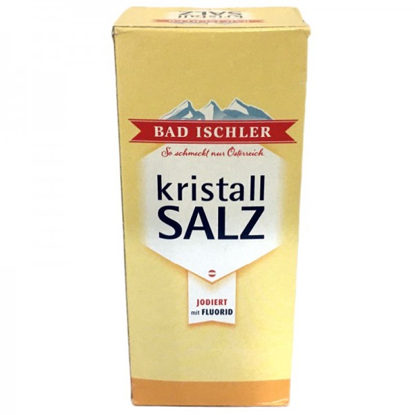 Bad Ischler Kristallsalz mit Flour 500g