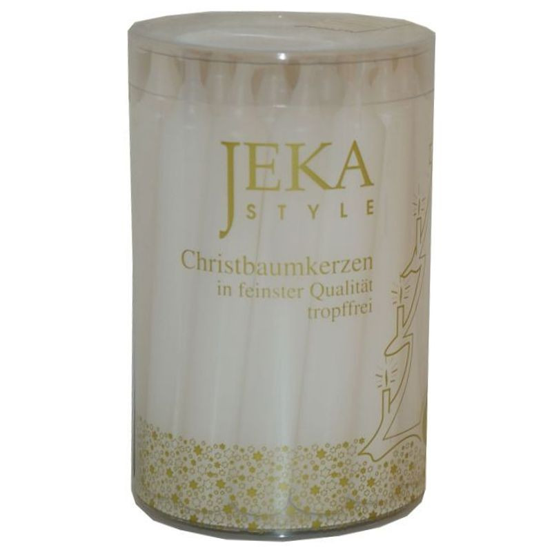 Jeka Baumkerzen weiß 20er