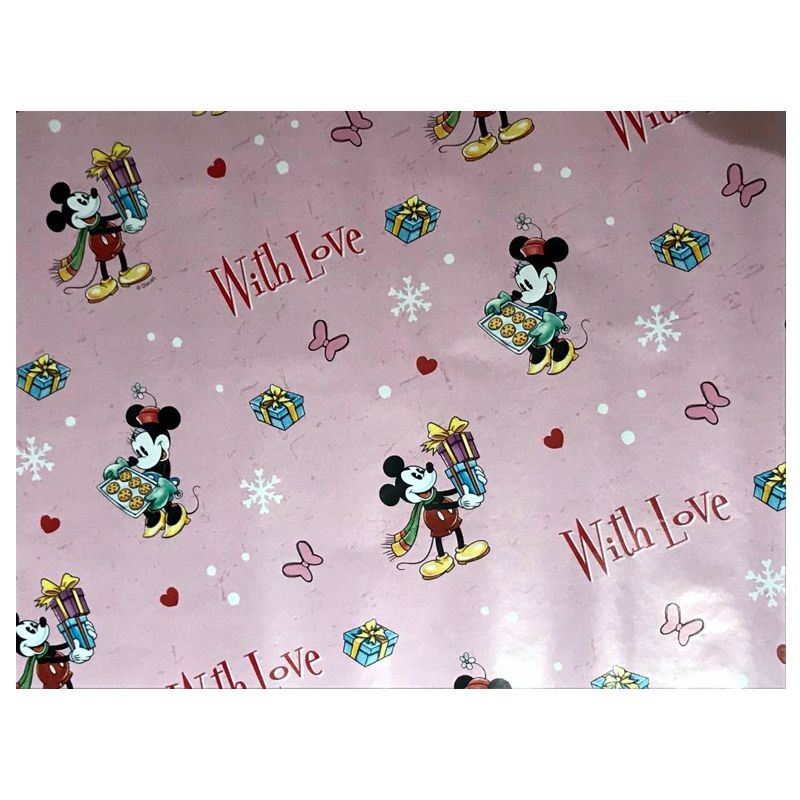 Disney Geschenkpapier Weihnachten Mickey Mouse 200 x 70 cm