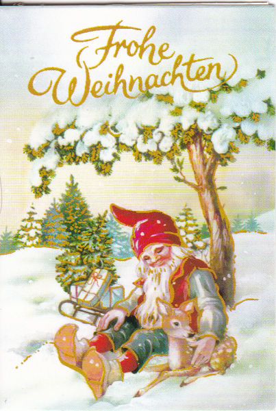 Geschenkanhänger Klappkarte 7,5x5,5 - 1 Stück