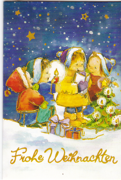 Geschenkanhänger Klappkarte 7,5x5,5 - 1 Stück