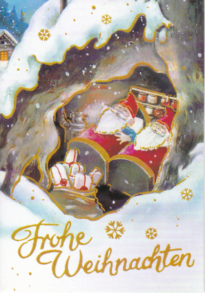 Geschenkanhänger Klappkarte 7,5x5,5 - 1 Stück