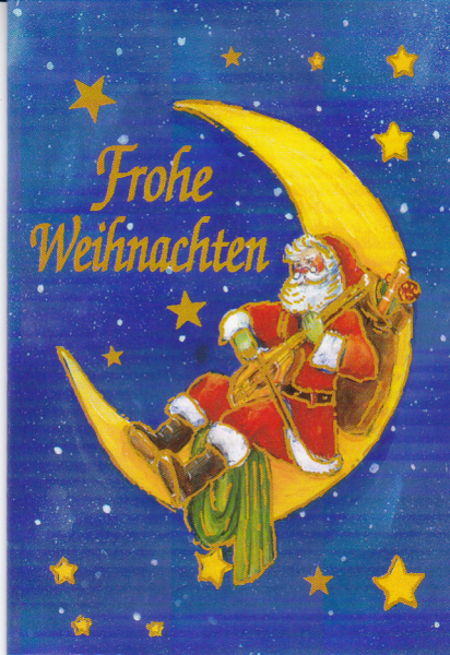 Geschenkanhänger Klappkarte 7,5x5,5 - 1 Stück