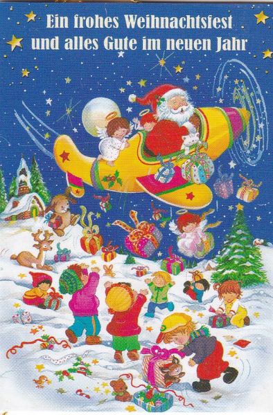 Geschenkanhänger Klappkarte 7,5x5,5 - 1 Stück