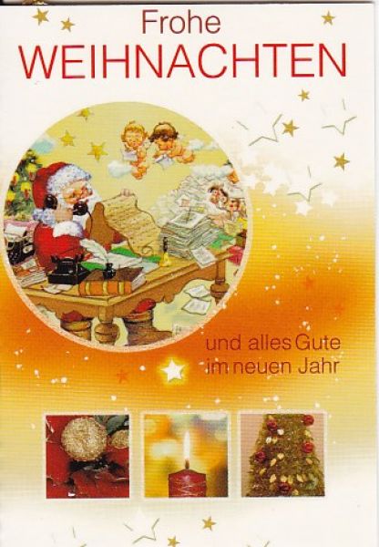 Geschenkanhänger Klappkarte 7,5x5,5 - 1 Stück