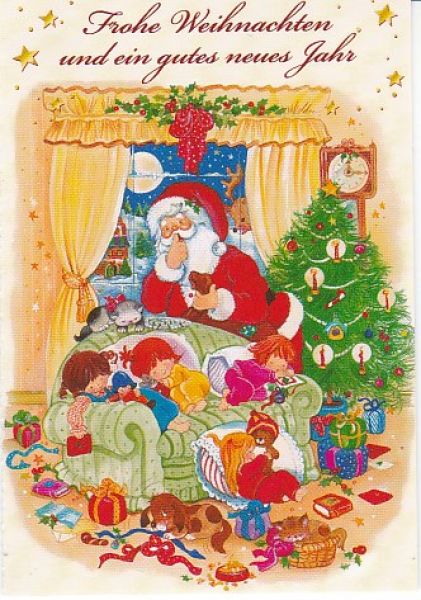 Geschenkanhänger Klappkarte 7,5x5,5 - 1 Stück