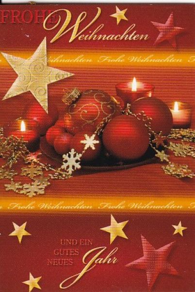 Geschenkanhänger Klappkarte 7,5x5,5 - 1 Stück