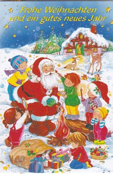 Geschenkanhänger Klappkarte 7,5x5,5 - 1 Stück