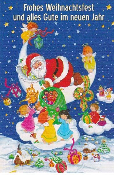 Geschenkanhänger Klappkarte 7,5x5,5 - 1 Stück