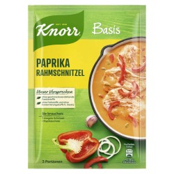 Knorr Basis Paprika-Rahmschnitzel 3 Portionen